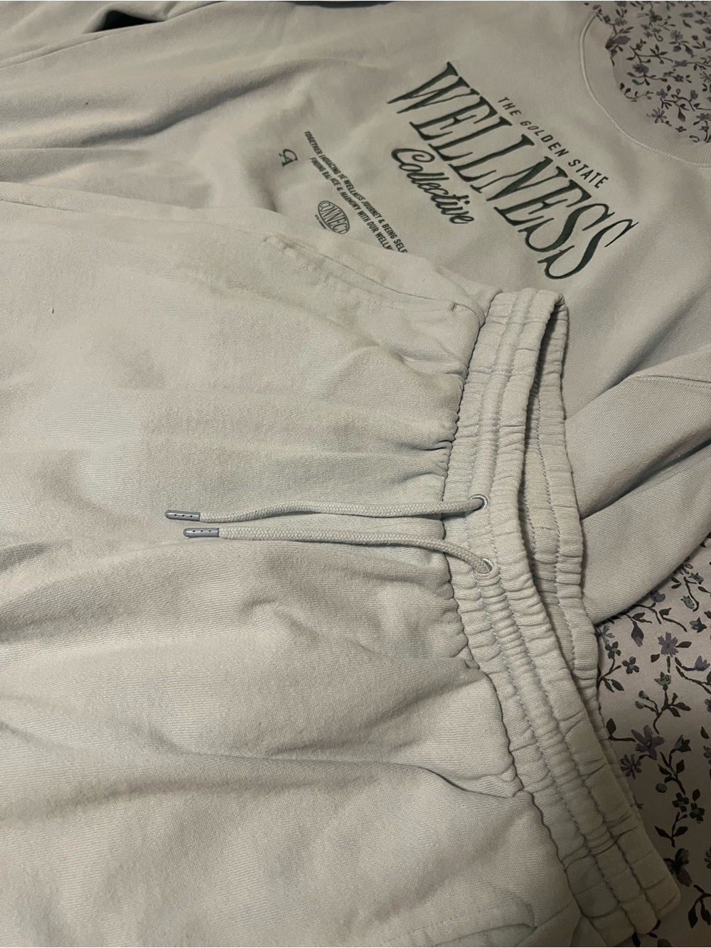 Wellness Collective Sweatshirt & Sweatpants Set - Baby Blue - Picture 2 of 8
